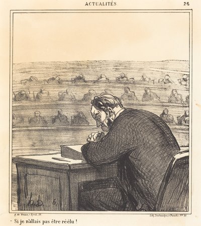 Kdybych nechtěl být znovu zvolen! od Honoré Daumier