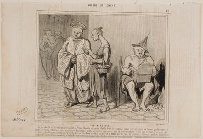 Žebráci od Honoré Daumier