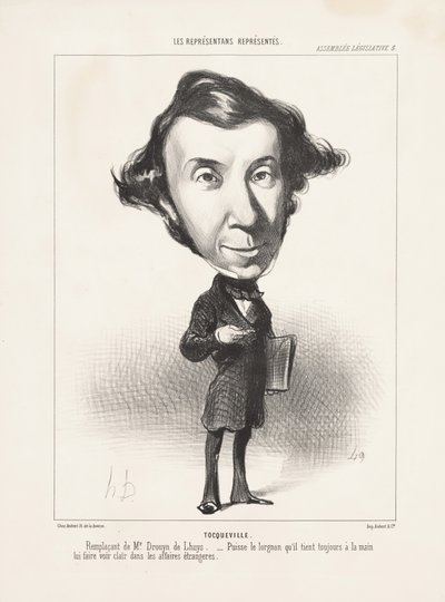 Tocqueville, 1849 od Honoré Daumier