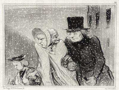 Obtěžuješ mě, má ženo!... Už je to hodina... od Honoré Daumier