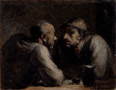Dva pijáci od Honoré Daumier