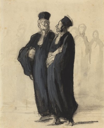 Dva právníci od Honoré Daumier