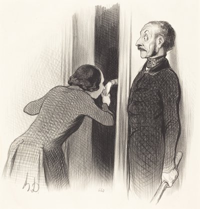 Velmi šťastný milenec od Honoré Daumier