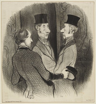„Nový klobouk“ od Honoré Daumier