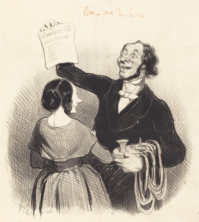 Další skvělý muž od Honoré Daumier