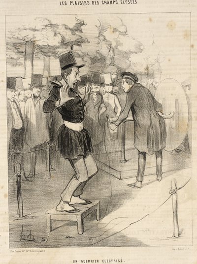 Elektrizovaný válečník od Honoré Daumier