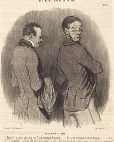 Módní oděv od Honoré Daumier