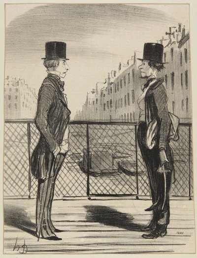 „Muž ve svých malých botách“ od Honoré Daumier