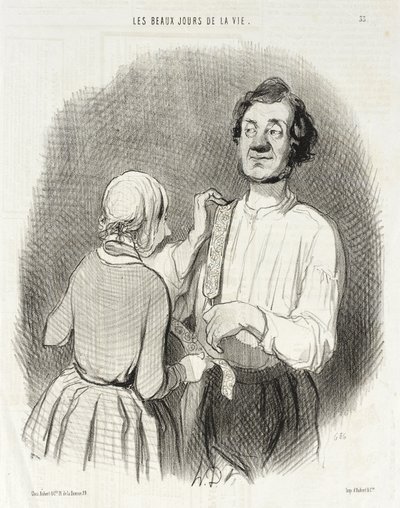Den oslav a šlí. od Honoré Daumier