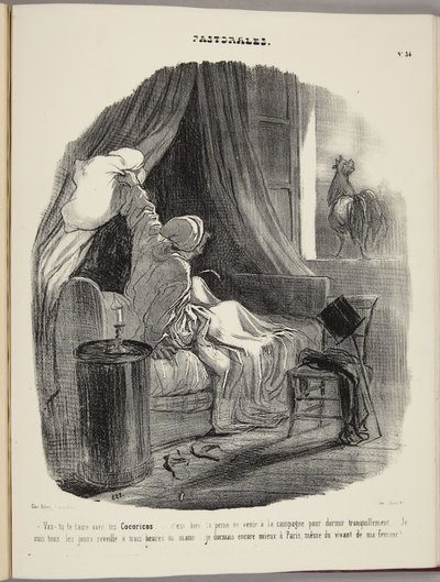 Přestaneš už s tím svým kykyryký... od Honoré Daumier