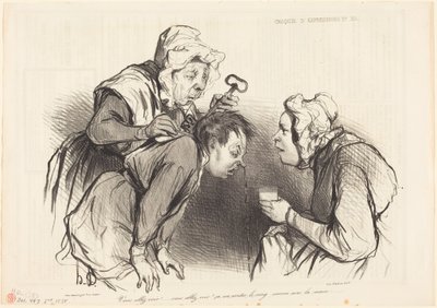 Uvidíte!... To zastaví krev... od Honoré Daumier
