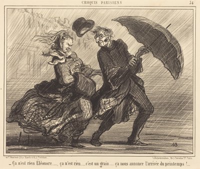 To nic není, Éléonore... to nic není... od Honoré Daumier