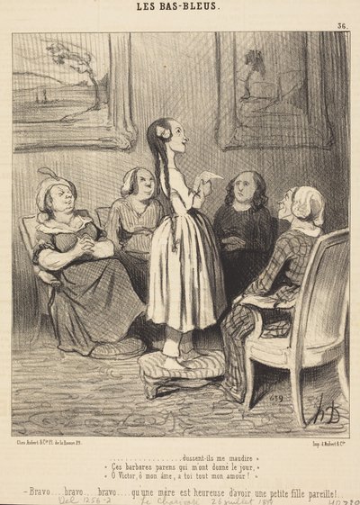 ...i kdyby mě měli proklínat. Tito barbarští rodiče... od Honoré Daumier