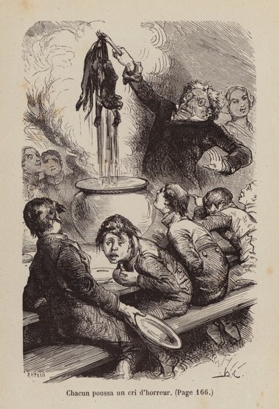 Ilustrace k filmu Un Bon Petit Diable (rytina) od Horace (after) Castelli