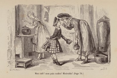 Ilustrace k filmu Un Bon Petit Diable (rytina) od Horace (after) Castelli