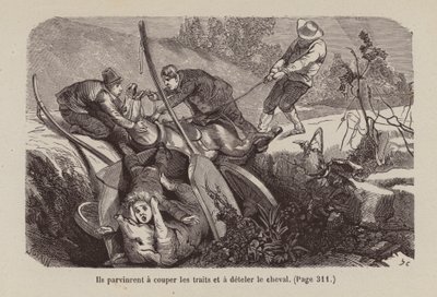 Ilustrace k filmu Un Bon Petit Diable (rytina) od Horace (after) Castelli