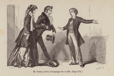 Ilustrace k filmu Un Bon Petit Diable (rytina) od Horace (after) Castelli
