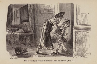 Ilustrace k filmu Un Bon Petit Diable (rytina) od Horace (after) Castelli