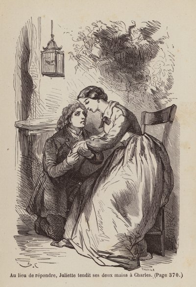 Ilustrace k filmu Un Bon Petit Diable (rytina) od Horace (after) Castelli