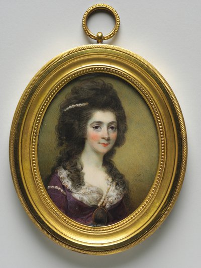 Portrét ženy, zvané Mrs. Close, 1786. od Horace Hone