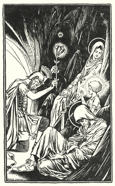 Betlémské děti (litografie) od Horace J. Knowles