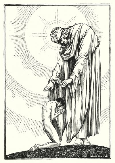 Ilustrace ke Kázání na hoře (rytina) od Horace J. Knowles