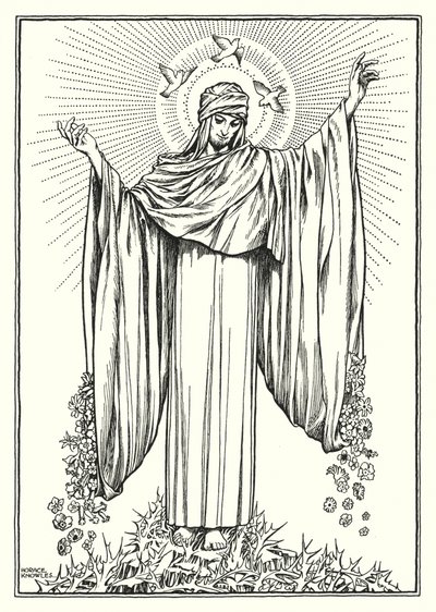 Ilustrace ke Kázání na hoře (rytina) od Horace J. Knowles