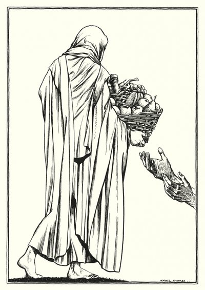 Ilustrace ke Kázání na hoře (rytina) od Horace J. Knowles