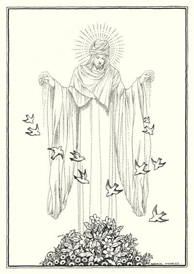 Ilustrace ke Kázání na hoře (rytina) od Horace J. Knowles
