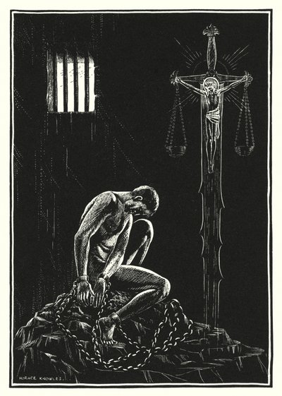 Ilustrace ke Kázání na hoře (rytina) od Horace J. Knowles