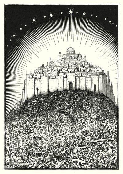 Ilustrace ke Kázání na hoře (rytina) od Horace J. Knowles