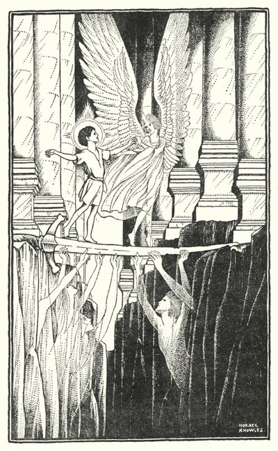 V chrámu (litografie) od Horace J. Knowles