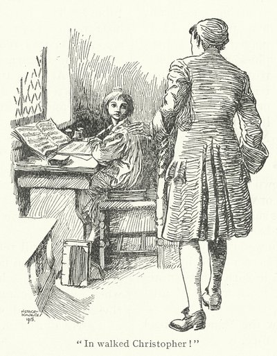 In walked Johann Christoph Bach (litografie) od Horace J. Knowles