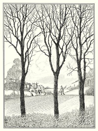 Březen (litografie) od Horace J. Knowles