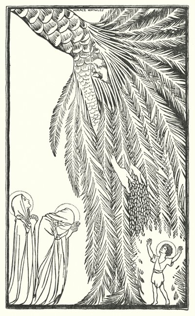 Útěk do Egypta (litografie) od Horace J. Knowles