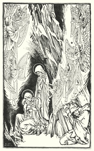 Svatá noc (litografie) od Horace J. Knowles