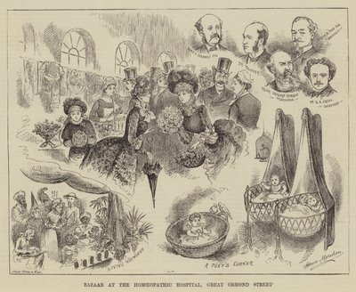 Bazar v Homeopatické nemocnici, Great Ormond Street od Horace Morehen