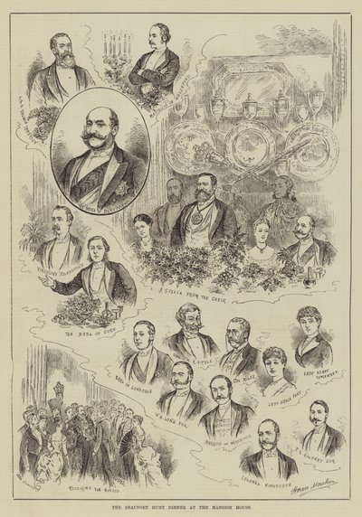 Beaufortova lovecká večeře v Mansion House od Horace Morehen