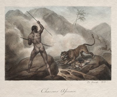 Africký lovec od Horace Vernet