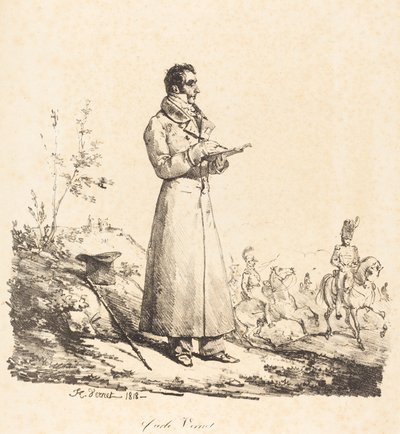Carle Vernet, Full-Length od Emile Jean Horace Vernet