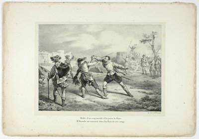 Nakonec jí jedinou smrtící ranou probodl bok... od Horace Vernet