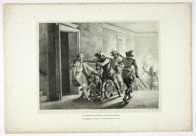 A brzy se v boku objeví zuřivé monstrum... od Horace Vernet