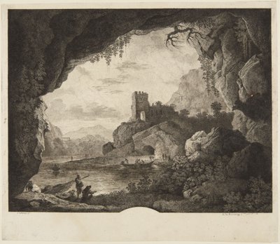 Rybaření při měsíčním svitu od Horace Vernet