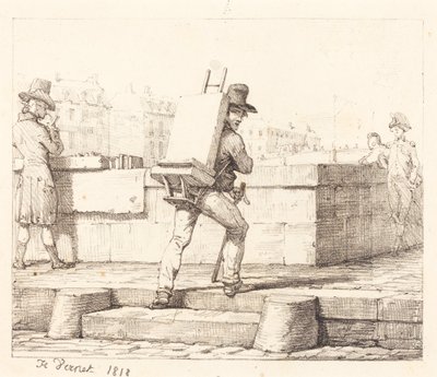 Titulní list portfolia „Lithografické skici od H. Verneta“ od Horace Vernet