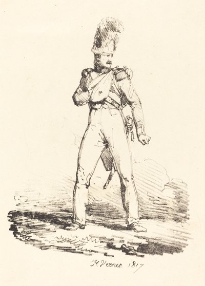 Granátník od Emile Jean Horace Vernet