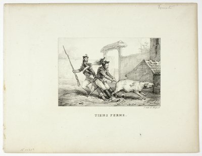 Držte se rychle od Emile Jean Horace Vernet