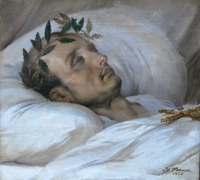 Napoleon na smrtelné posteli, 5. května 1821, 1821. od Emile Jean Horace Vernet