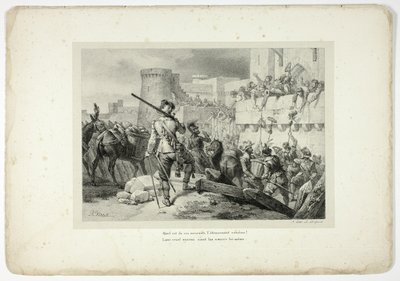 Jak se tito umírající lidé diví... od Horace Vernet