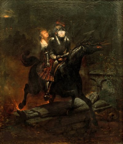 Balada o Lenoře, 1839. od Emile Jean Horace Vernet