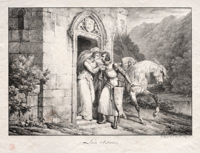 Rozloučení. od Emile Jean Horace Vernet